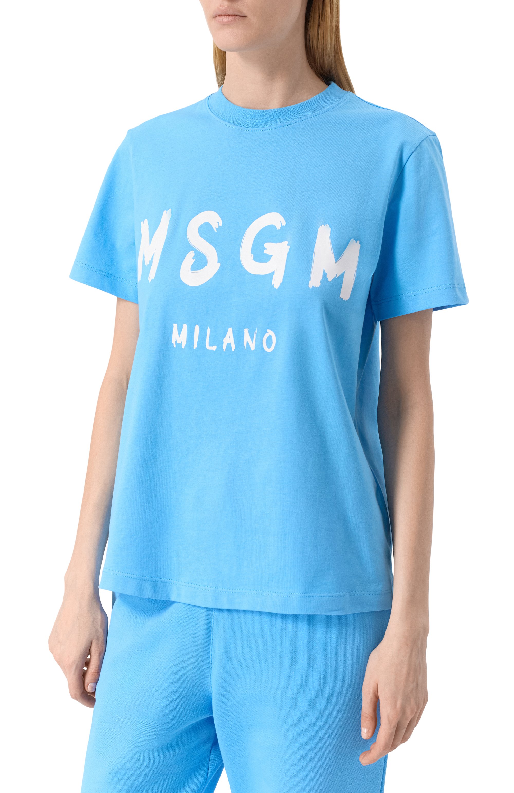 Хлопковая футболка MSGM, арт. 3841MDM510/257002, фото 3