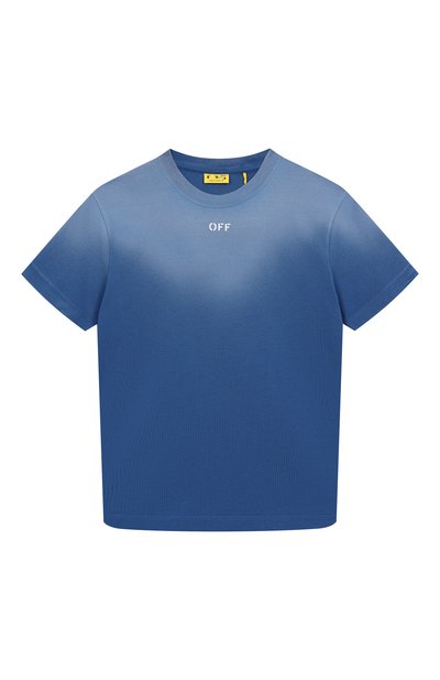 Хлопковая футболка OFF-WHITE, арт. 0BAA002S25JER006/4-12