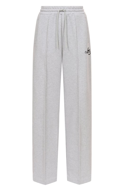 Хлопковые брюки MSGM 3941MDP71/257793 Серый 3941MDP71/257793