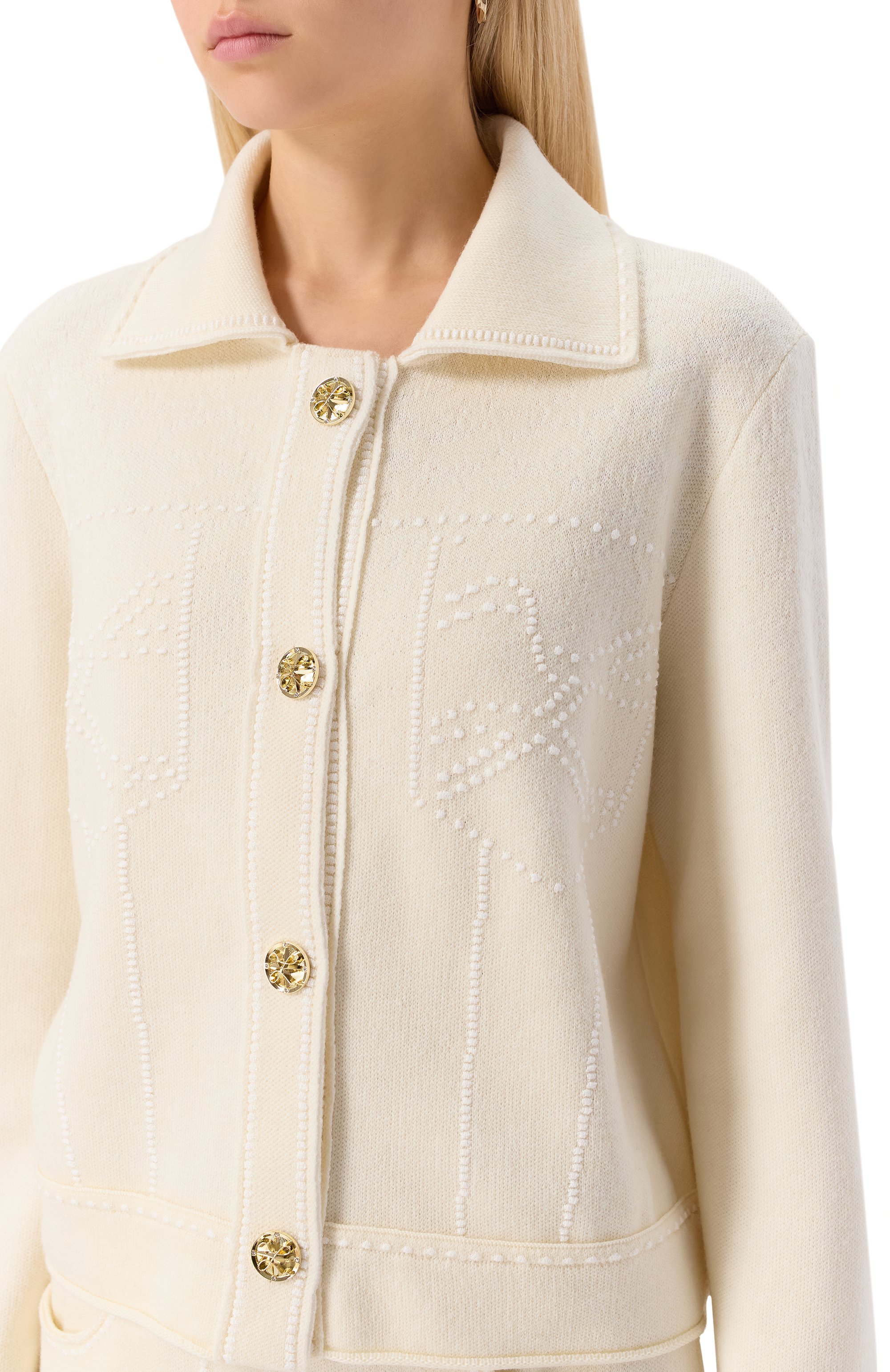 Кардиган из шерсти и хлопка AND THE BRAND, арт. W26-JT031-1202-101, фото 5