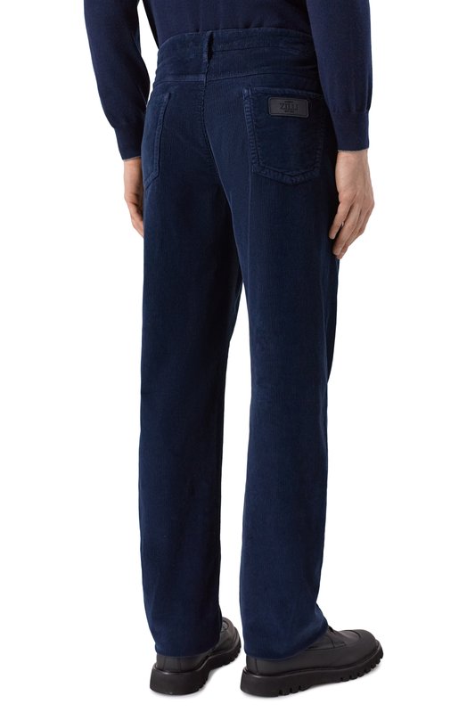 Вельветовые брюки Zilli J5T101M0193VZL002 Синий  J5T101M0193VZL002 Фото 4