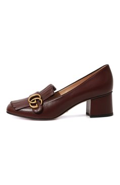 Кожаные туфли GUCCI, арт. 408208 C9D00, фото 4