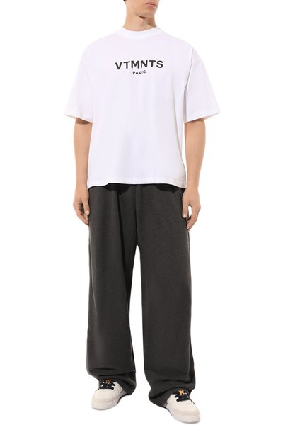 Кожаные кеды palm beach university PALM ANGELS, арт. PMIA097F24LEA001, фото 2