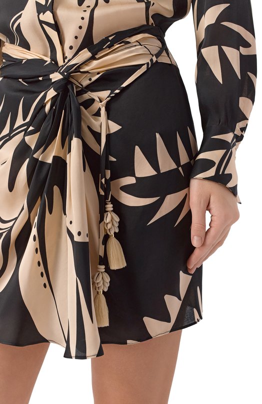 Атласная юбка Poupette St Barth WTDR26UVS0SK Разноцветный  WTDR26UVS0SK Фото 5