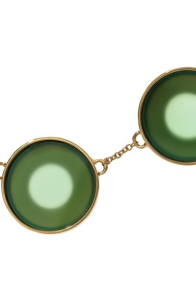 Колье CRYSTALLINE JEWELLERY зеленого цвета по цене 20900 руб., арт. 590Х, фото 3 Колье CRYSTALLINE JEWELLERY, арт. 590Х, фото 3