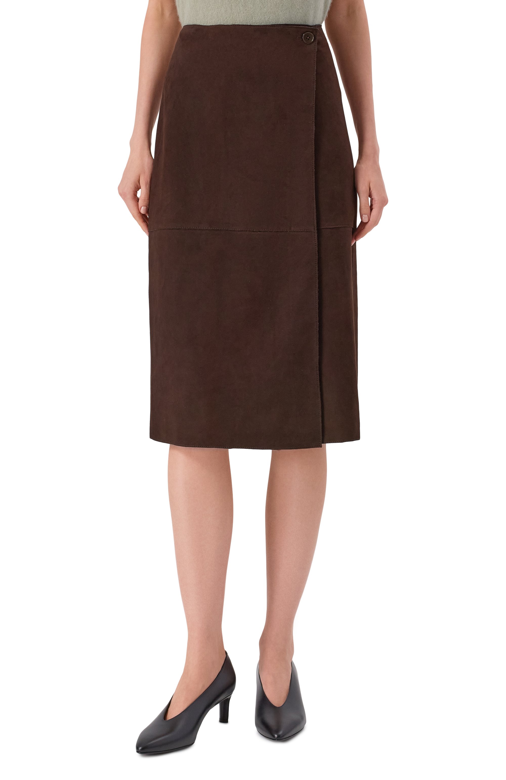 Замшевая юбка P.A.R.O.S.H., арт. M0NET25W-D621524, фото 3