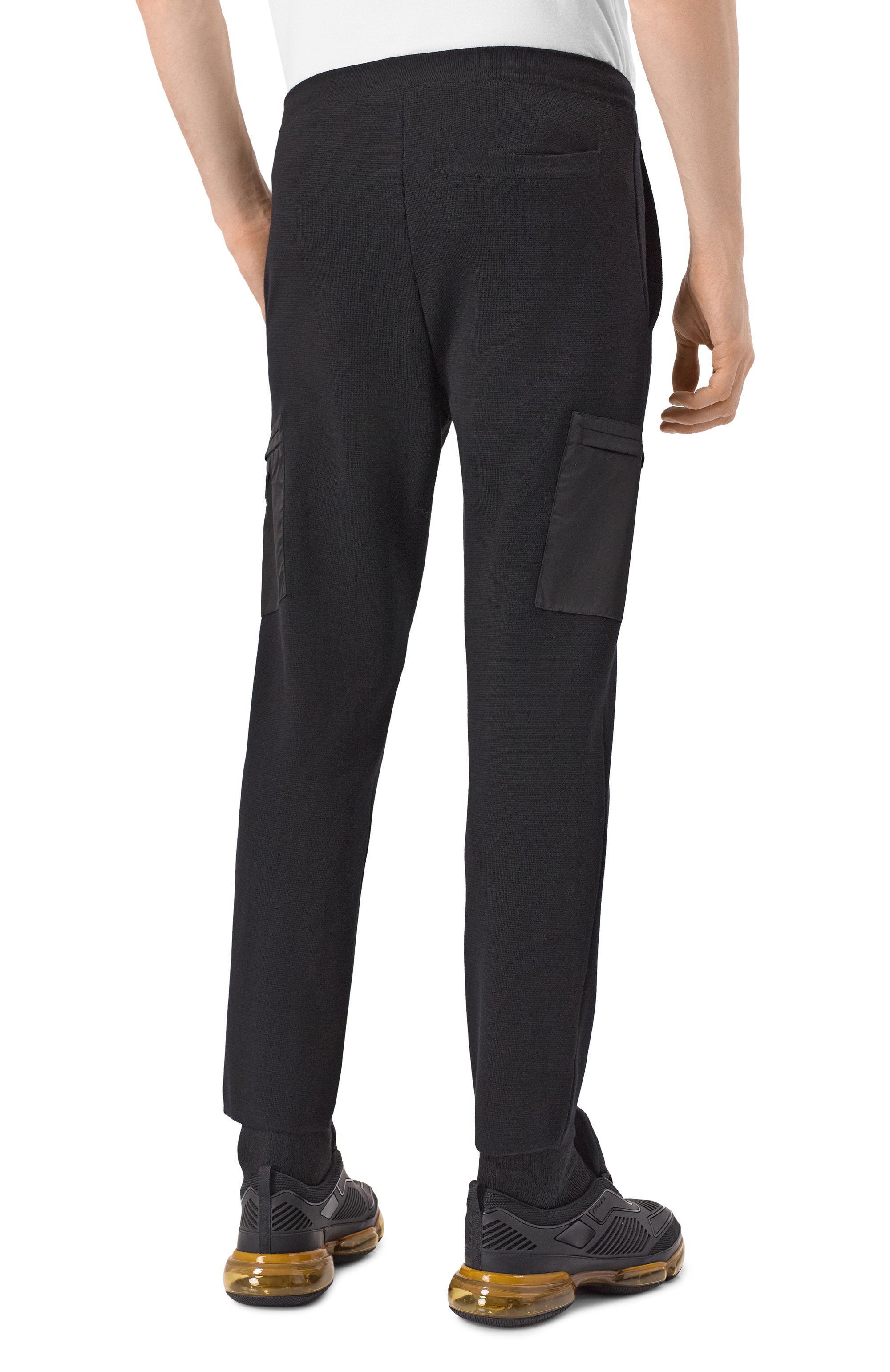 Шерстяные брюки-карго PRADA, арт. UMP77-1YDT-F0002-211, фото 4