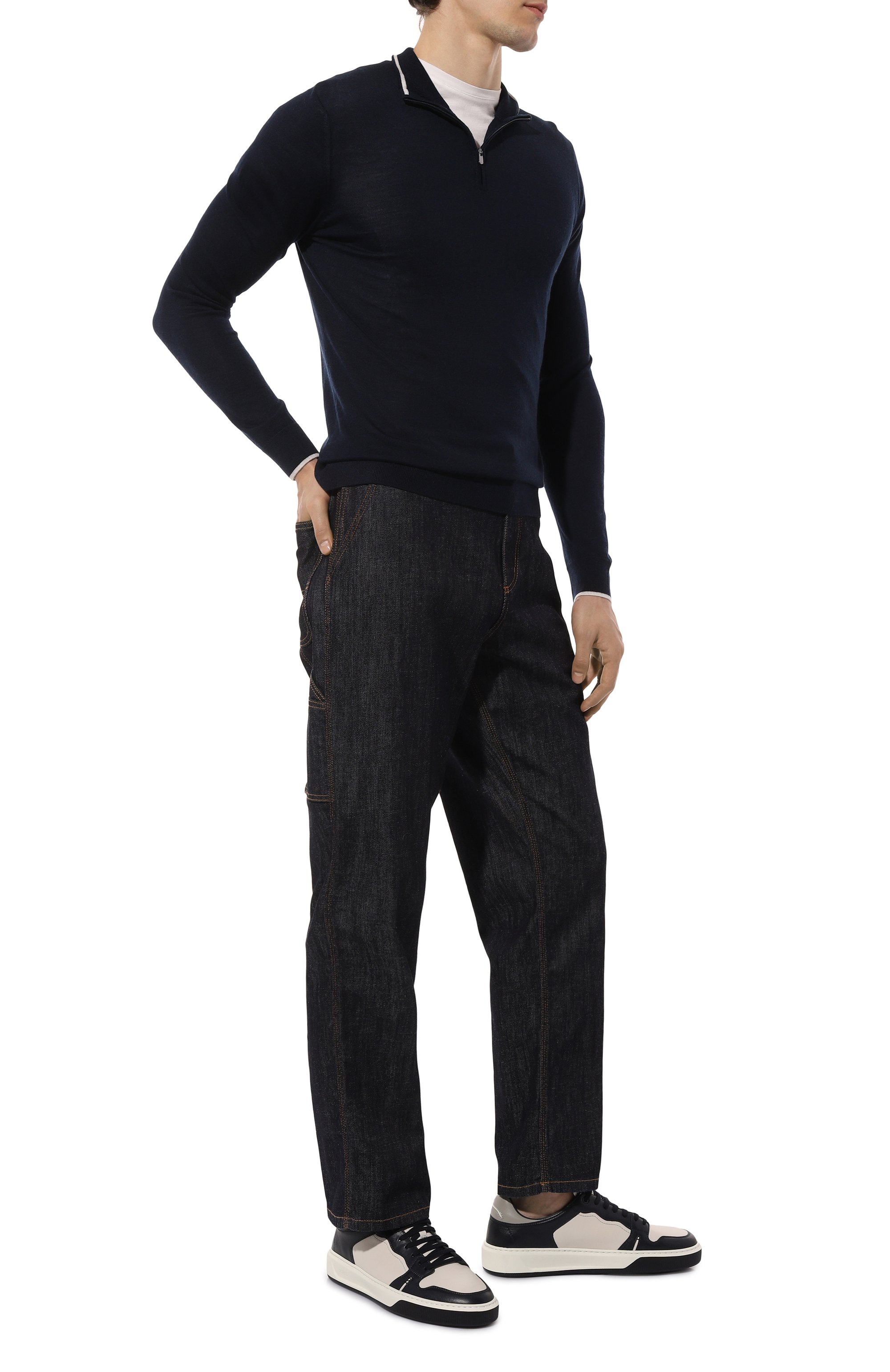 Кожаные кеды ZILLI, арт. H0141AM1015VZBA03, фото 2