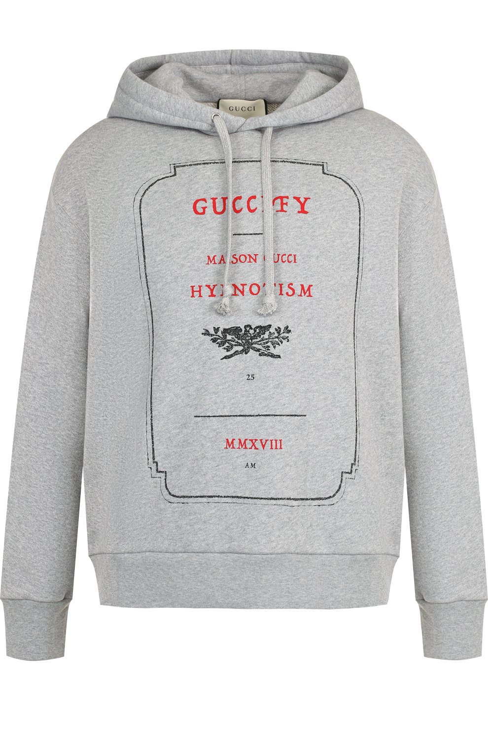 Хлопковое худи с принтом GUCCI, арт. 475374/X3N44, фото 1