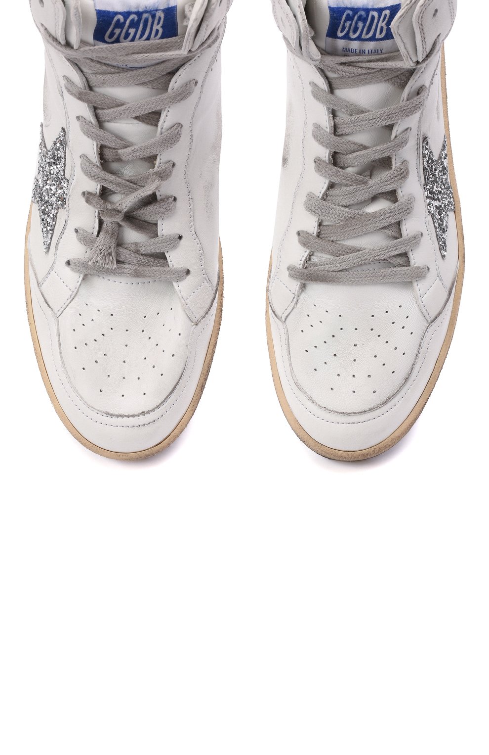 Кожаные кеды sky star GOLDEN GOOSE DELUXE BRAND, арт. GWF00230.F002192, фото 5