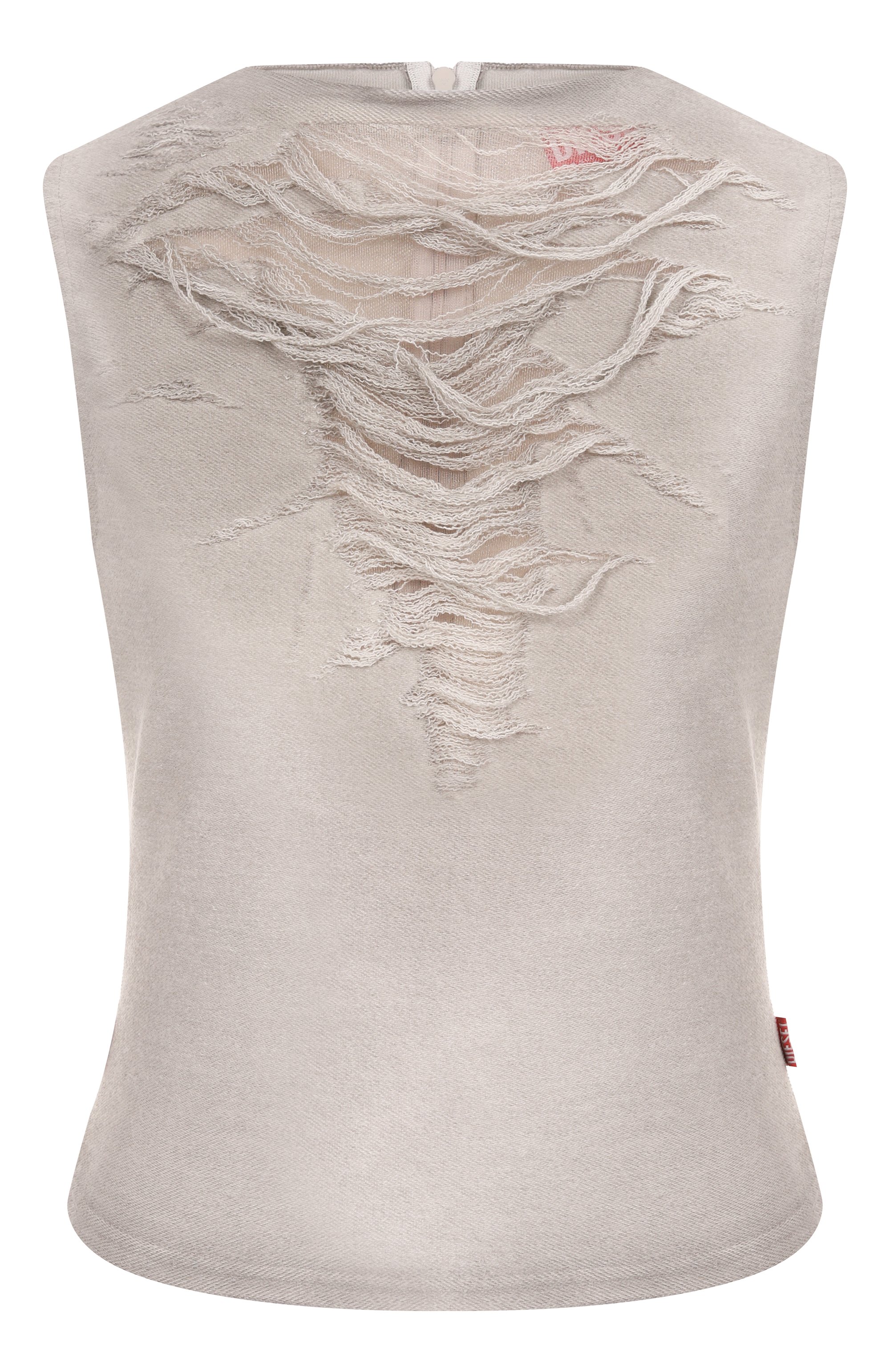 Топ DIESEL серого цвета по цене 33650 руб., арт. A18923/0PLAI, фото 1 Топ DIESEL, арт. A18923/0PLAI, фото 1