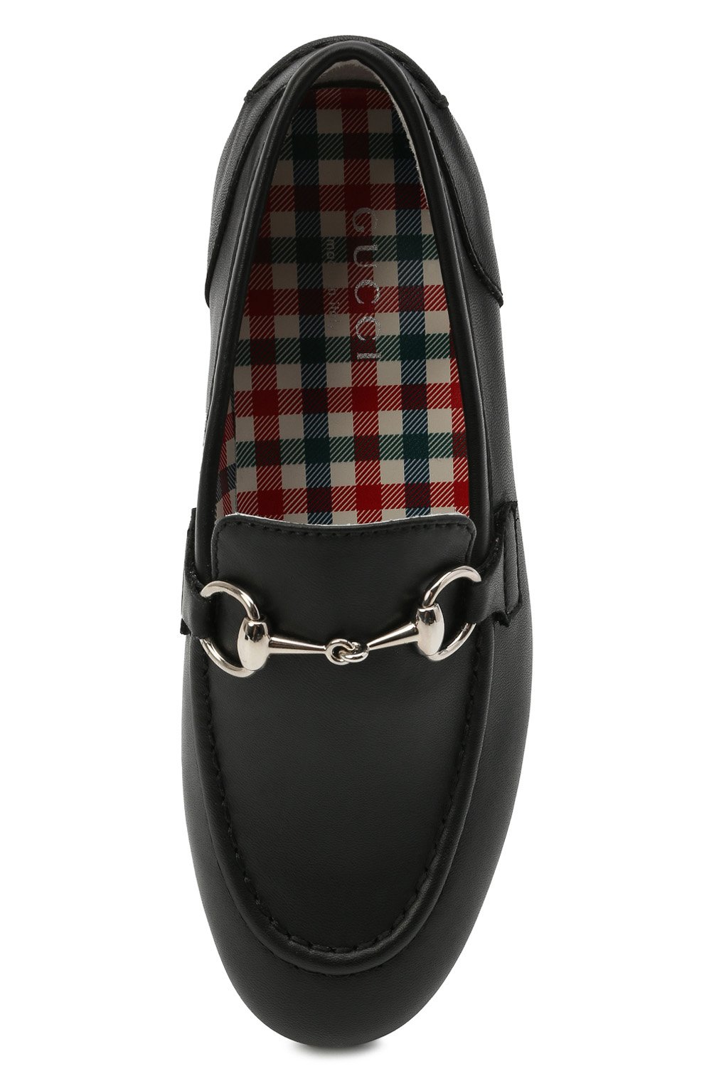 Кожаные лоферы GUCCI, арт. 484908/BLN00, фото 4