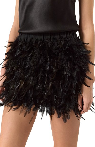 Юбка с отделкой перьями MVST, арт. SAN2427L34/10, фото 5