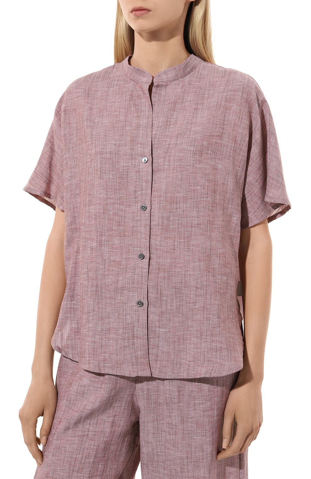 Блузка изо льна и хлопка ZIMMERLI, арт. 4697-13101, фото 3