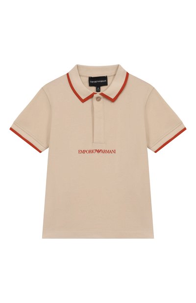 Хлопковое поло EMPORIO ARMANI, арт. EB000665/AF16641