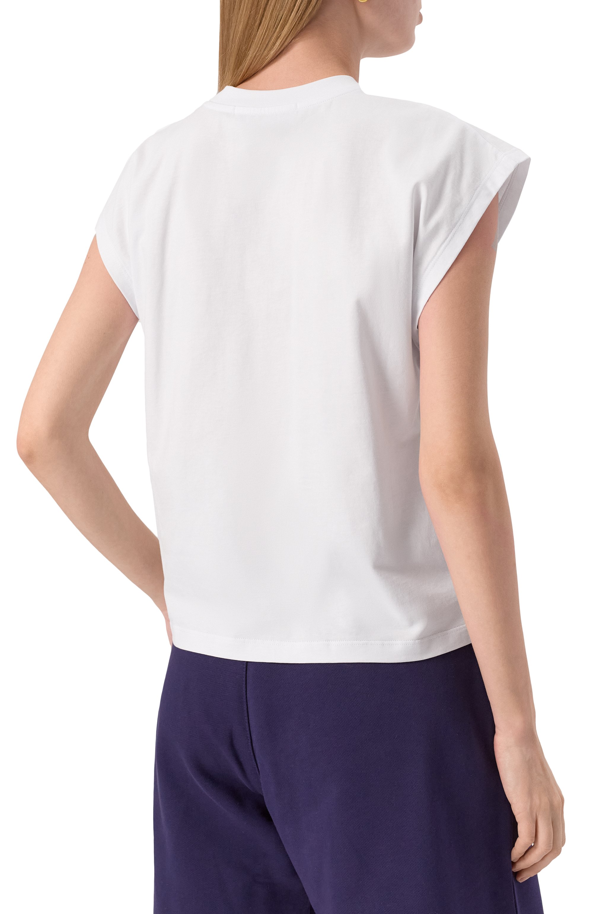 Хлопковая футболка MSGM, арт. 3841MDM147/257002, фото 4