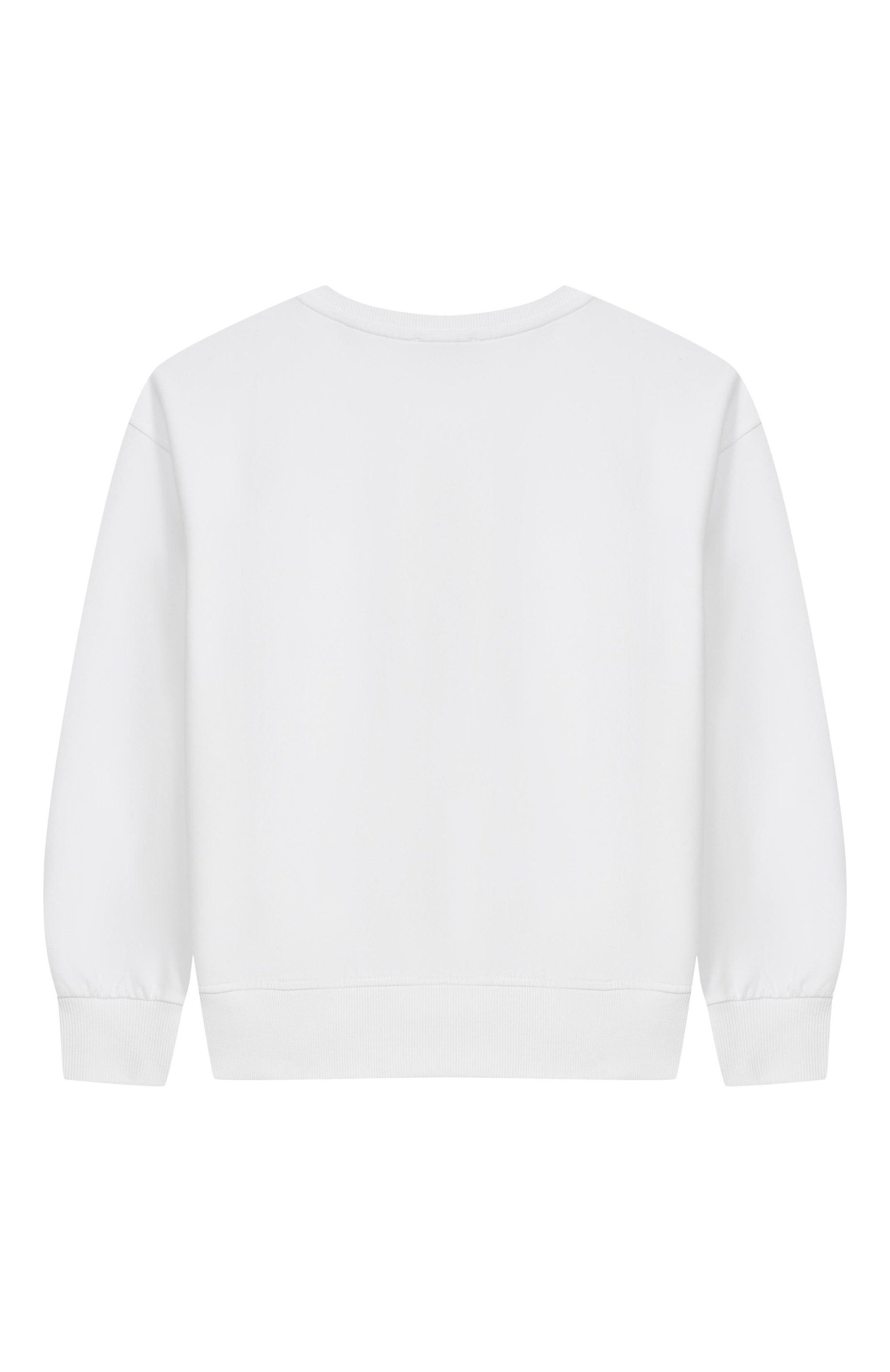 Хлопковый свитшот с отделкой стразами MOSCHINO, арт. HDF060/LDA25_001, фото 2