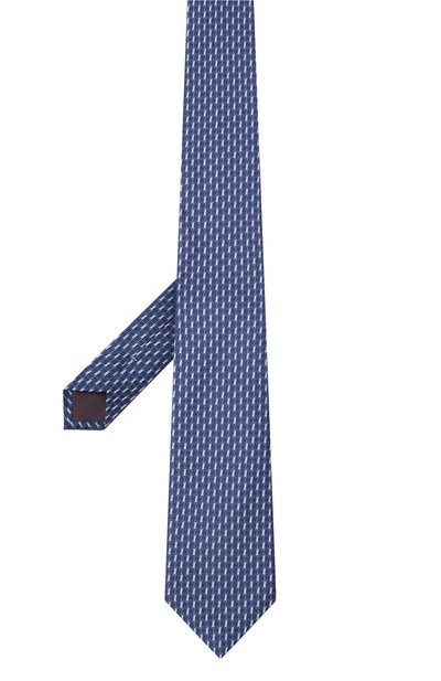 Шелковый галстук CANALI синего цвета по цене 25750 руб., арт. 18/HJ04591, фото 3 Шелковый галстук CANALI, арт. 18/HJ04591, фото 3