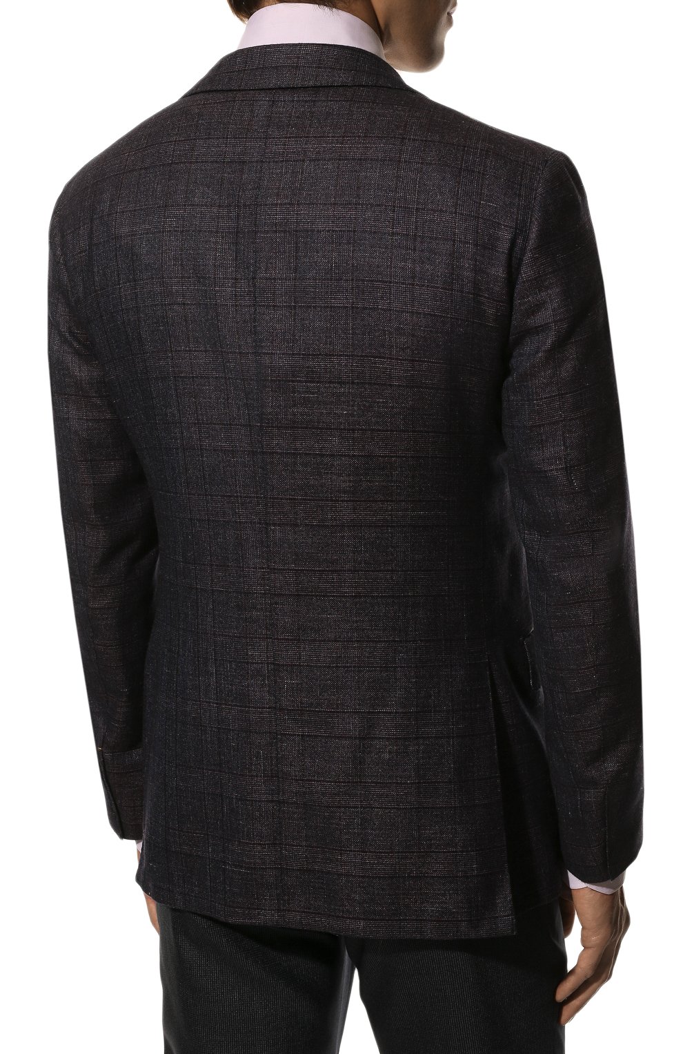 Пиджак из кашемира и шелка ZILLI, арт. MNS-VG2Y-2-B6626/0002, фото 4