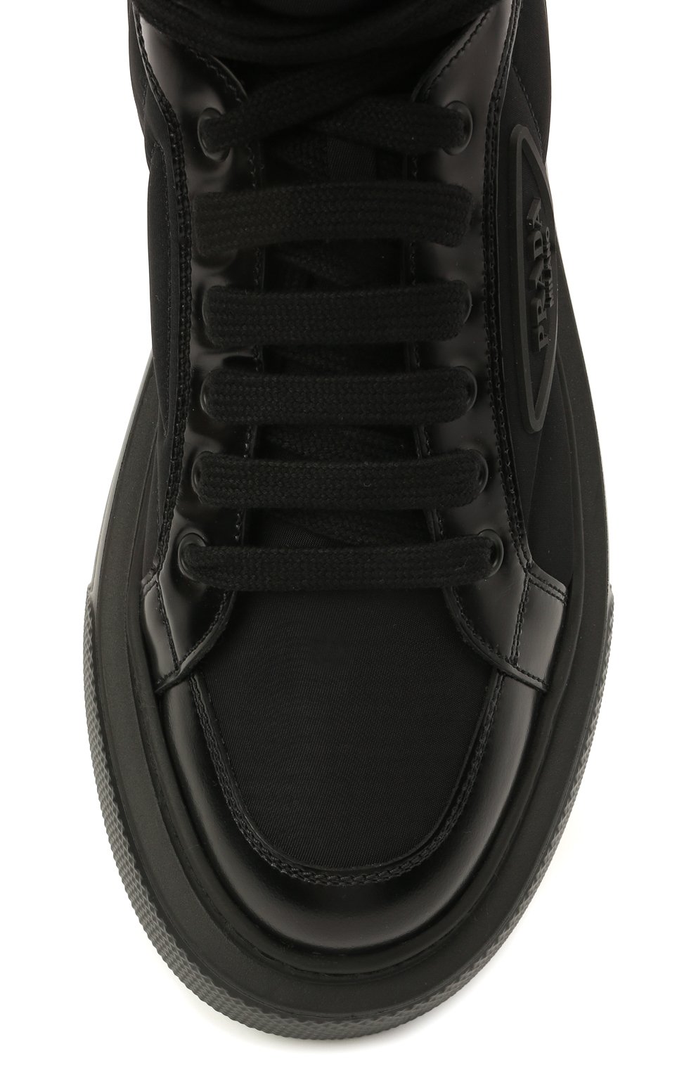 Текстильные кеды macro PRADA, арт. 1T642M-3LF5-F0632-B045, фото 4