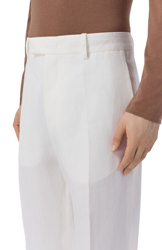 Льняные брюки MVST M26.2PM.T039/F157 Белый  M26.2PM.T039/F157 Фото 5