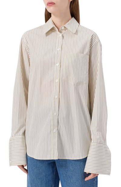 Хлопковая рубашка ZADIG AND VOLTAIRE, арт. WWSH02255, фото 3