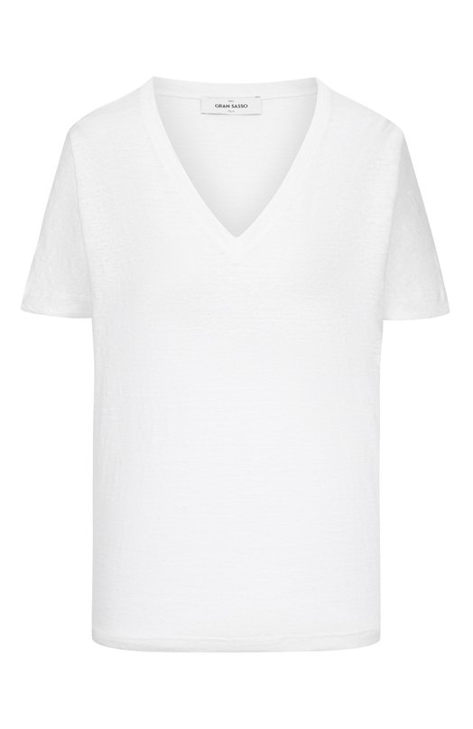 Льняная футболка Gran Sasso 60230/96800 Белый 60230/96800