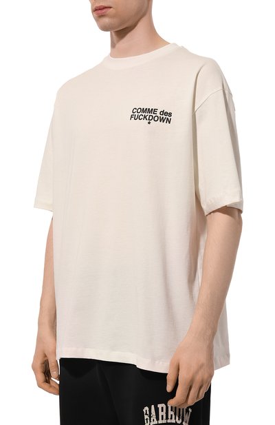 Хлопковая футболка COMME DES FUCKDOWN, арт. CFABM01366, фото 3