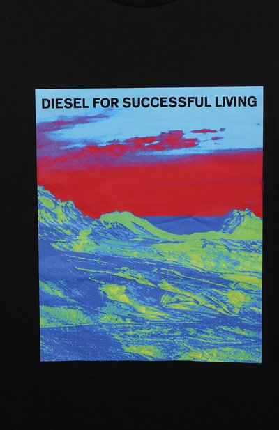 Хлопковый лонгслив DIESEL, арт. J01364/KYAUN, фото 3