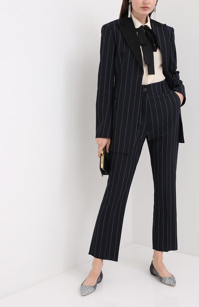 Текстильные балетки JIMMY CHOO, арт. R0MY FLAT/VNB, фото 2