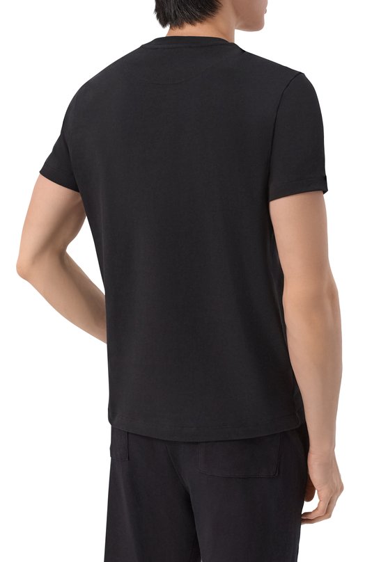 Хлопковая футболка Dirk Bikkembergs BMT1583 Чёрный  BMT1583 Фото 4
