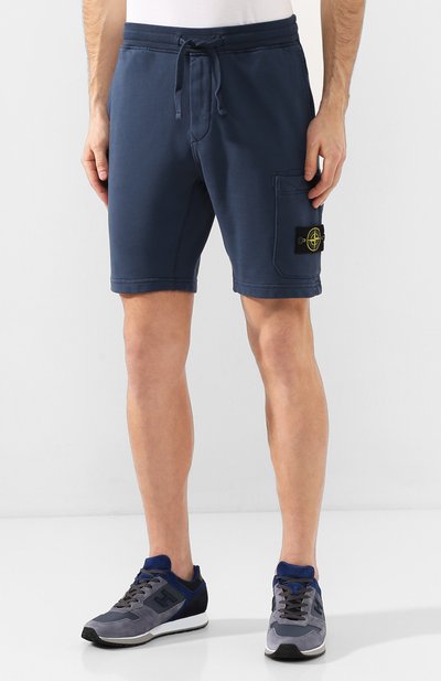 Хлопковые шорты STONE ISLAND, арт. 721564651, фото 3