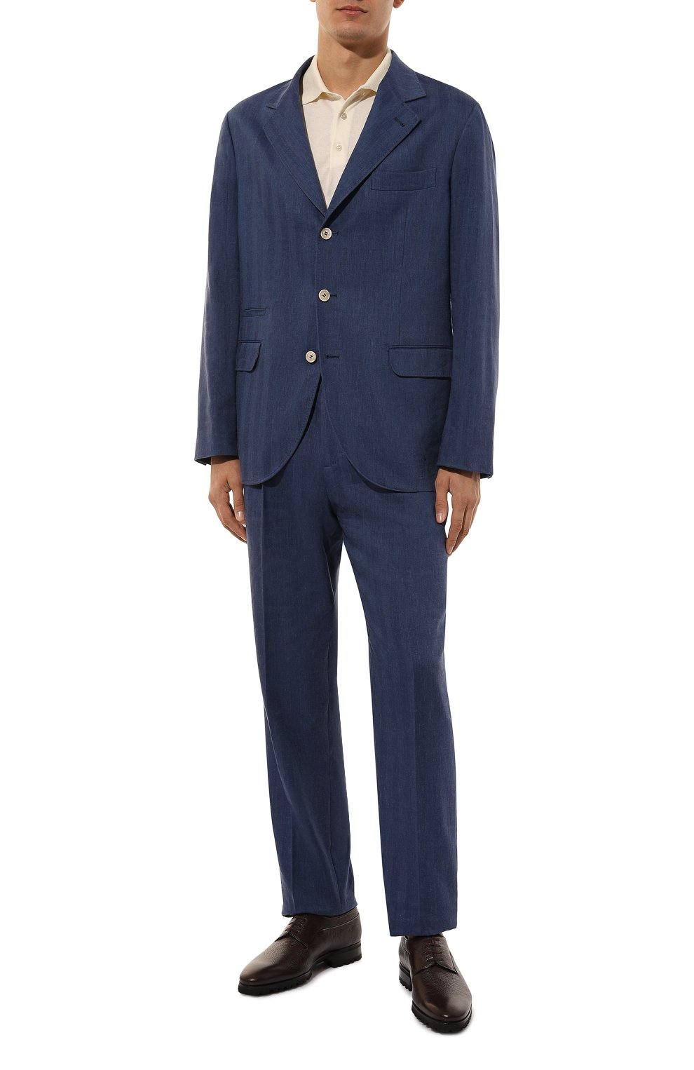 Костюм изо льна и шерсти BRUNELLO CUCINELLI, арт. MS465LDTR, фото 2