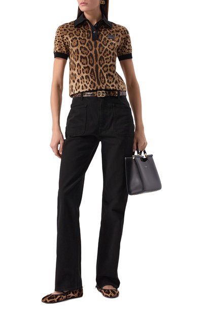 Хлопковое поло DOLCE & GABBANA, арт. F8V33T/HS7KA, фото 2