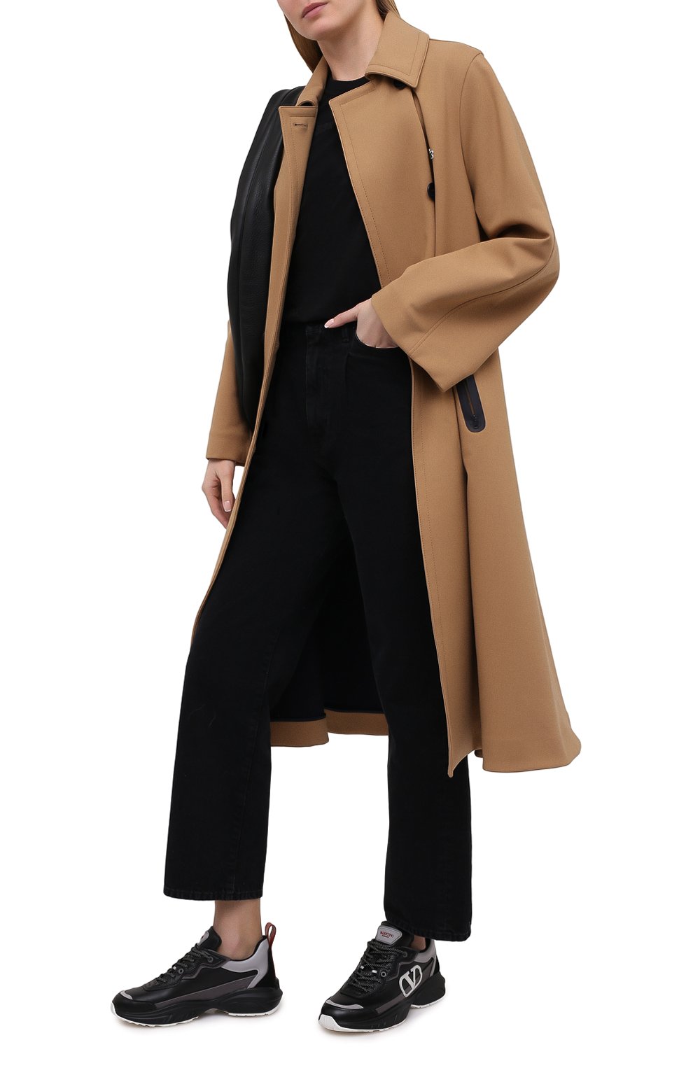 Кожаные кроссовки shegoes VALENTINO, арт. VW2S0AB1/KCX, фото 2