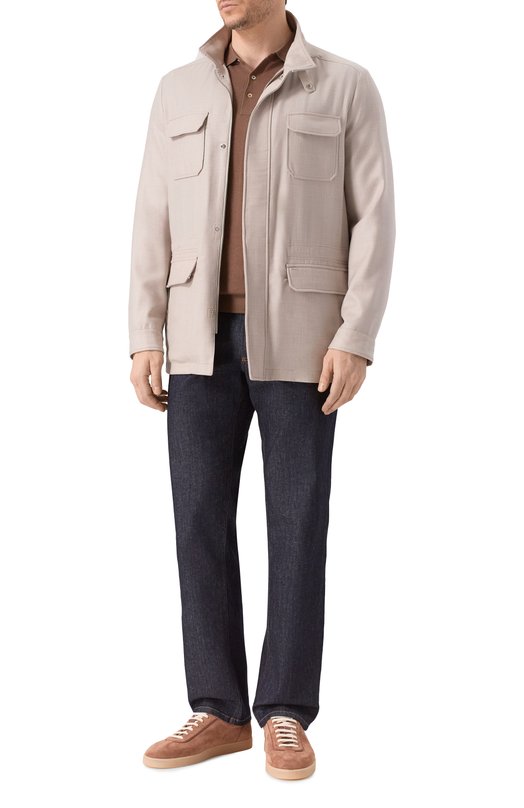 Кашемировая куртка Stefano Ricci MDJ6100040/5607 Бежевый  MDJ6100040/5607 Фото 2