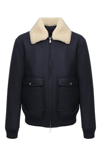 Шерстяной бомбер ELEVENTY PLATINUM, арт. B75GBTB41 TES0B030, фото 1