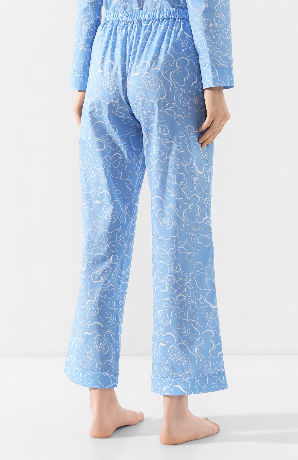 Хлопковая пижама YOLKE, арт. SS20-02C-MF-BL, фото 5