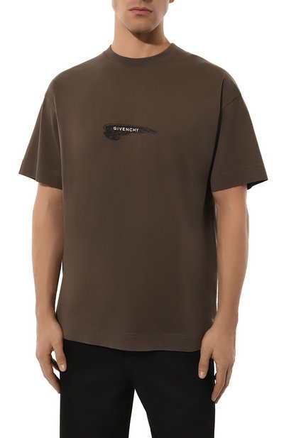 Хлопковая футболка GIVENCHY, арт. BM71JA3YN1, фото 3