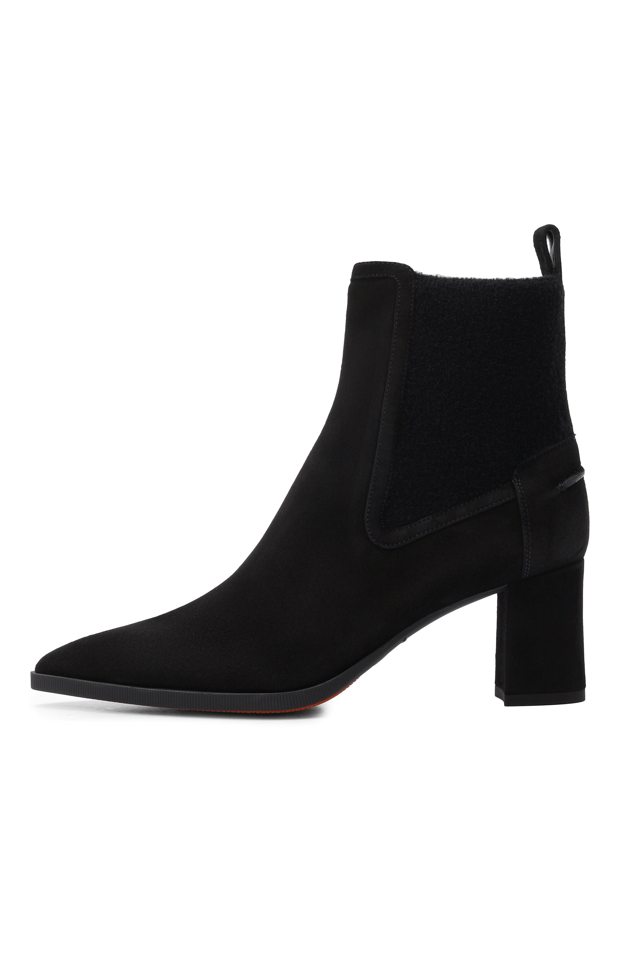 Замшевые ботильоны SANTONI, арт. WTEG72444PC4NMGS, фото 4