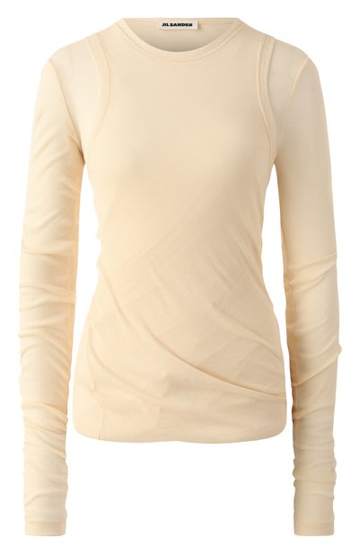 Хлопковый лонгслив JIL SANDER, арт. J02NH0012/J20249, фото 1