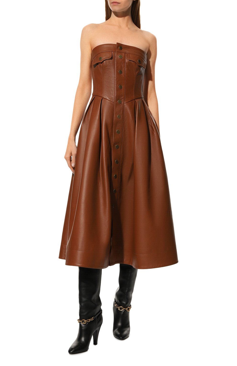 Кожаное платье YANA DRESS, арт. 1-23/2-683-7850/3, фото 3