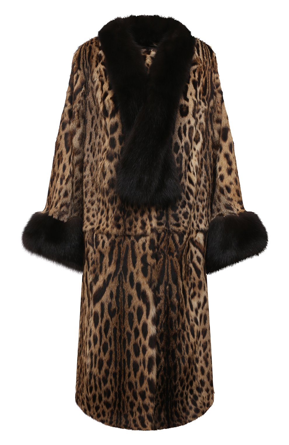Шуба из меха оцелота и соболя SABLEFUR, арт. 72211-sb-02, фото 1