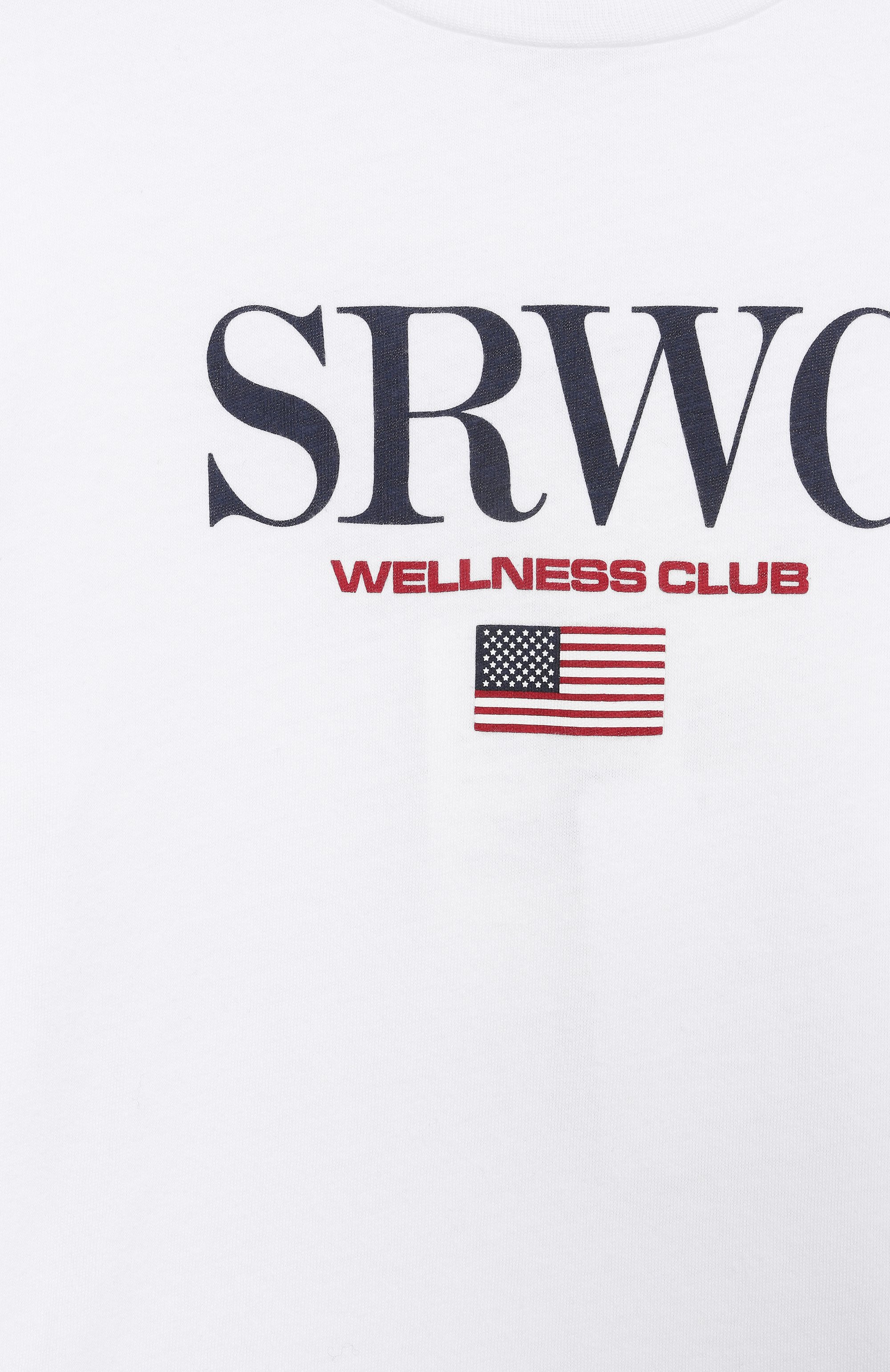 Хлопковая футболка SPORTY AND RICH белого цвета по цене 7865 руб., арт. T004863177WH01, фото 3 Хлопковая футболка SPORTY AND RICH, арт. T004863177WH01, фото 3