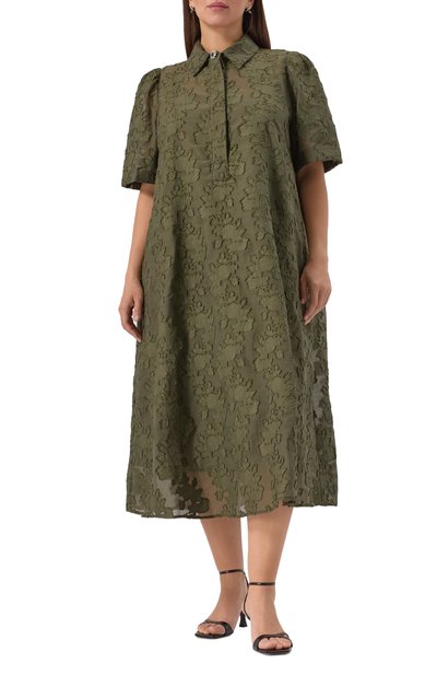 Хлопковое платье MARINA RINALDI, арт. ALAIN, фото 3