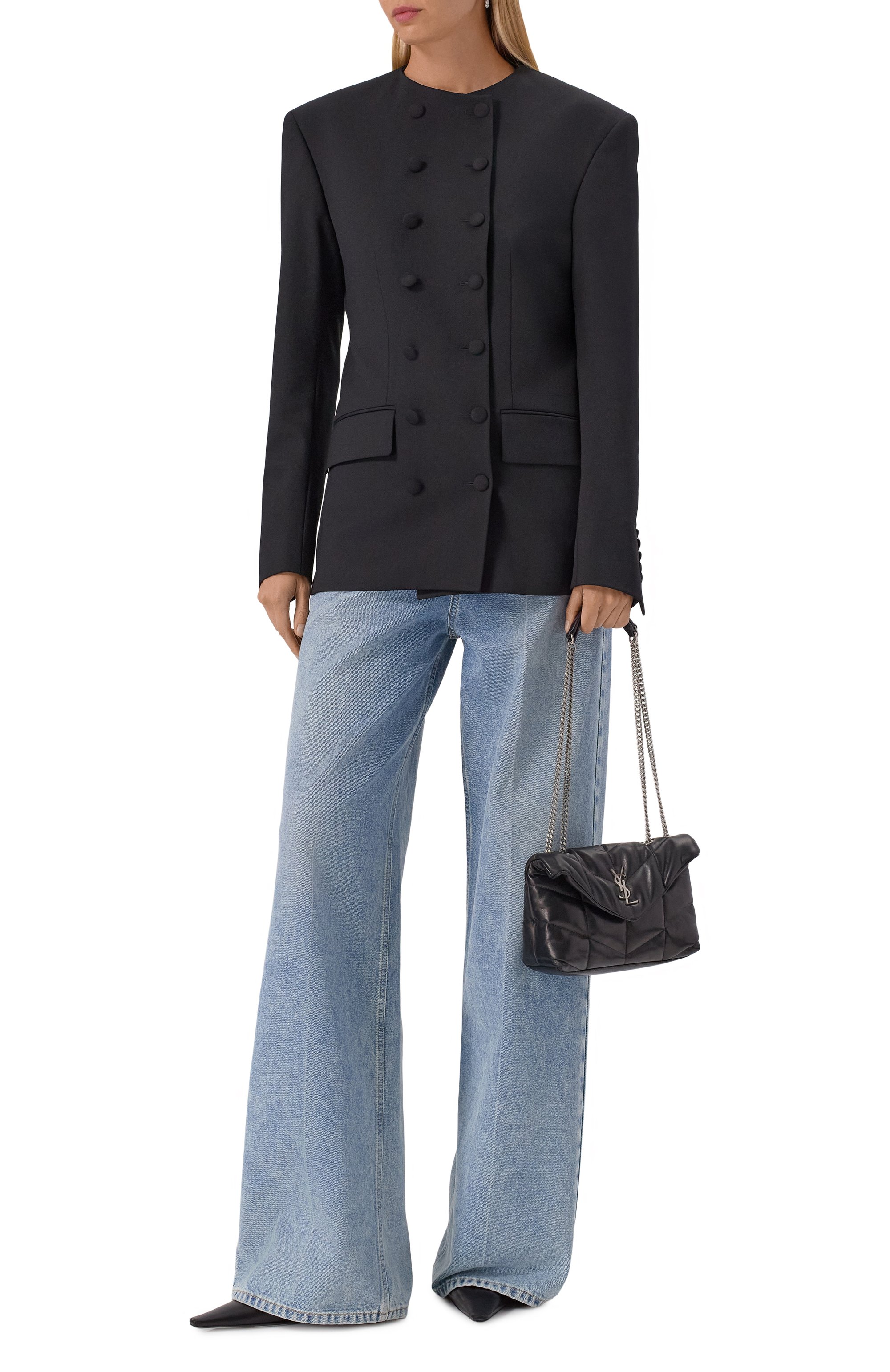 Сумка toy puffer SAINT LAURENT, арт. 759337/1EL00, фото 7