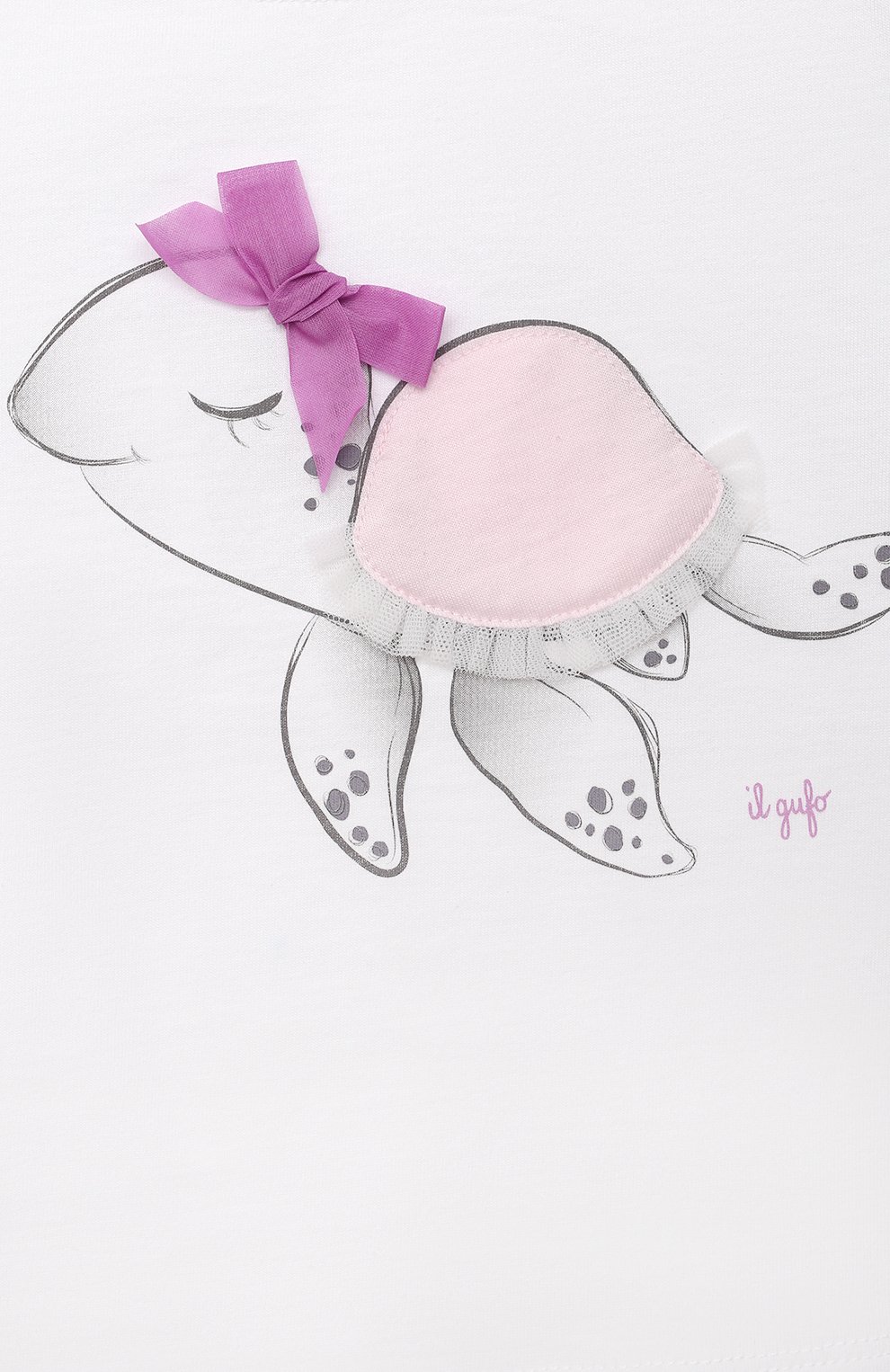 Комплект из футболки и шорт IL GUFO розового цвета по цене 8995 руб., арт. P21DP358M0014/24M, фото 6 Комплект из футболки и шорт IL GUFO, арт. P21DP358M0014/24M, фото 6