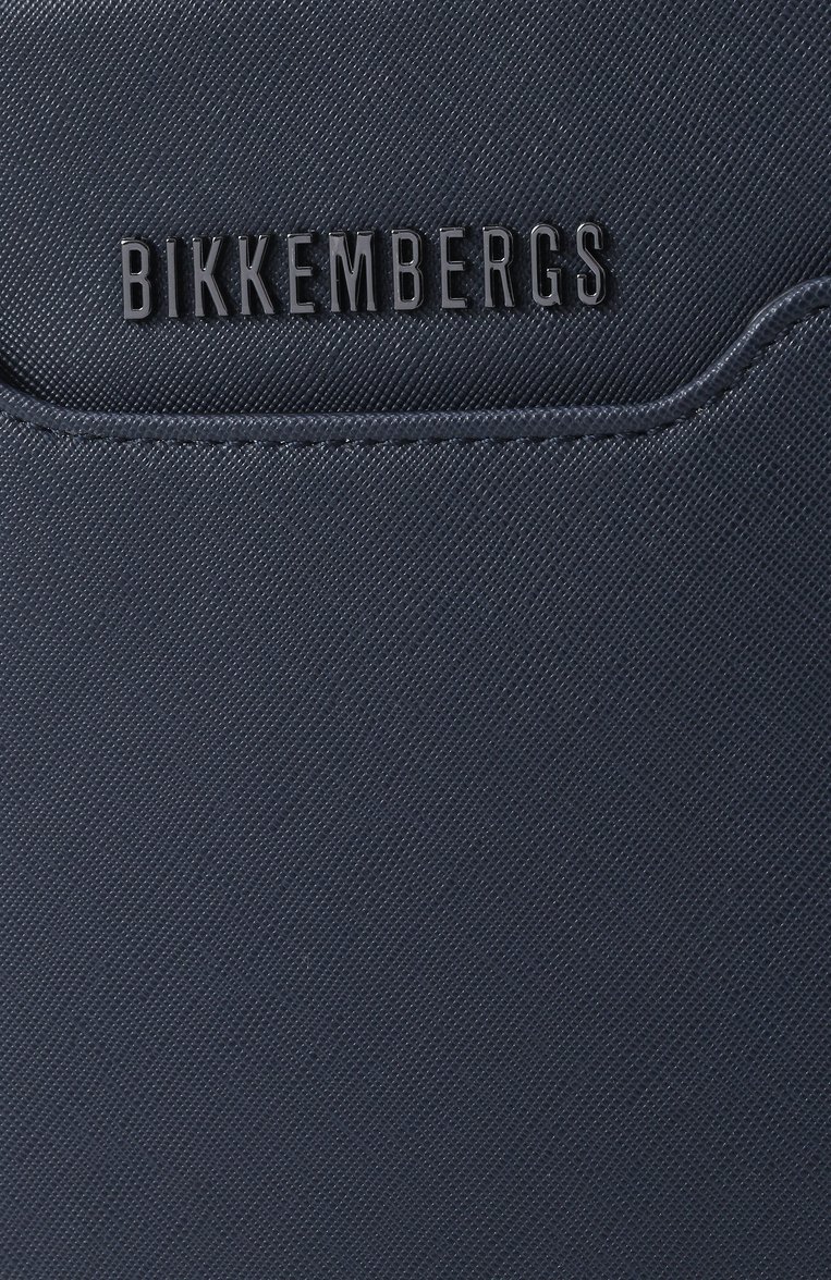 Мужская сумка briand DIRK BIKKEMBERGS синего цвета, арт. BKB000267P | Фото 3 (Ремень/цепочка: На ремешке; Размер: medium; Материал: Экокожа)