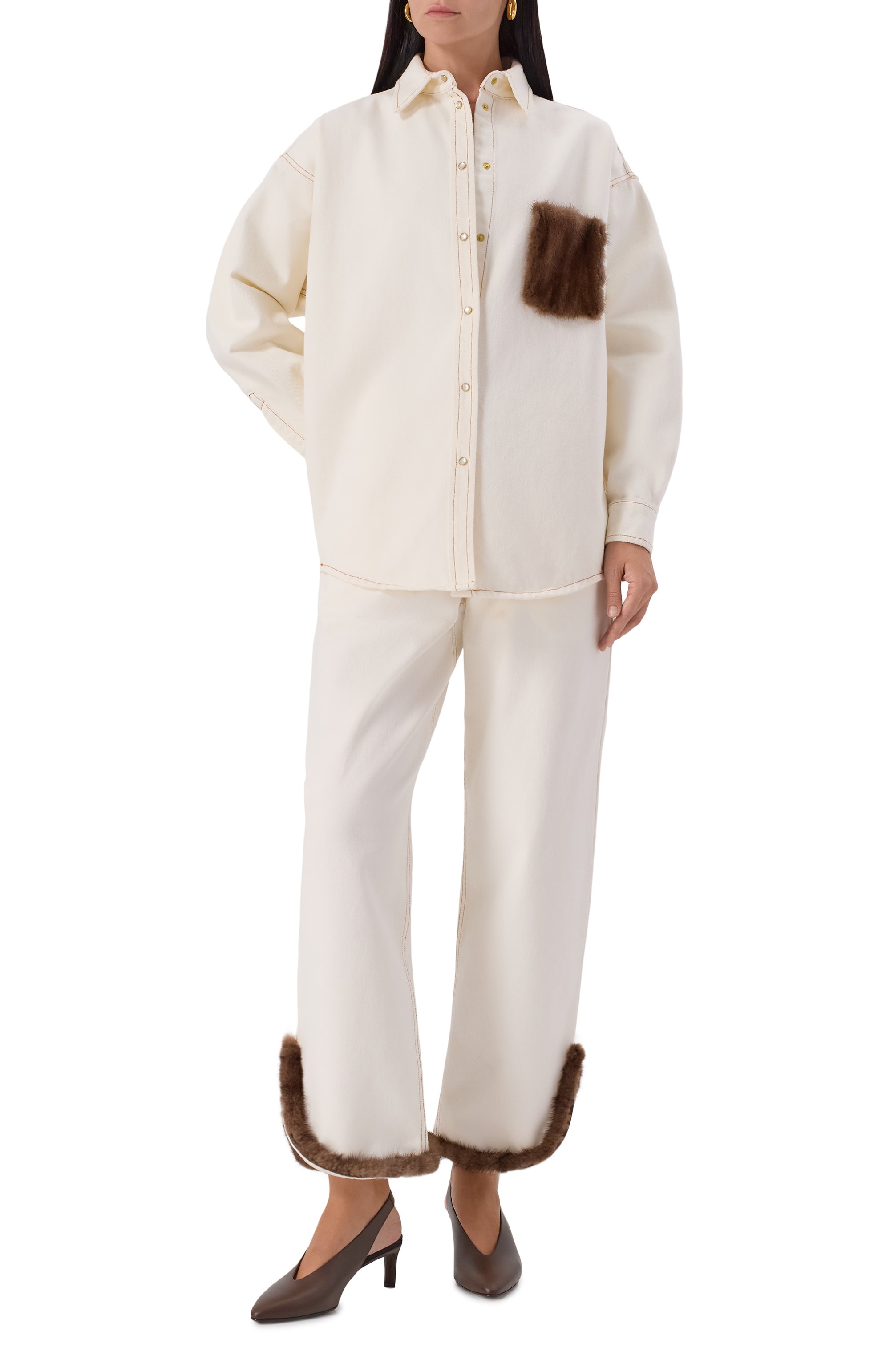 Джинсовая рубашка FORTE DEI MARMI COUTURE, арт. 25WF8171, фото 2