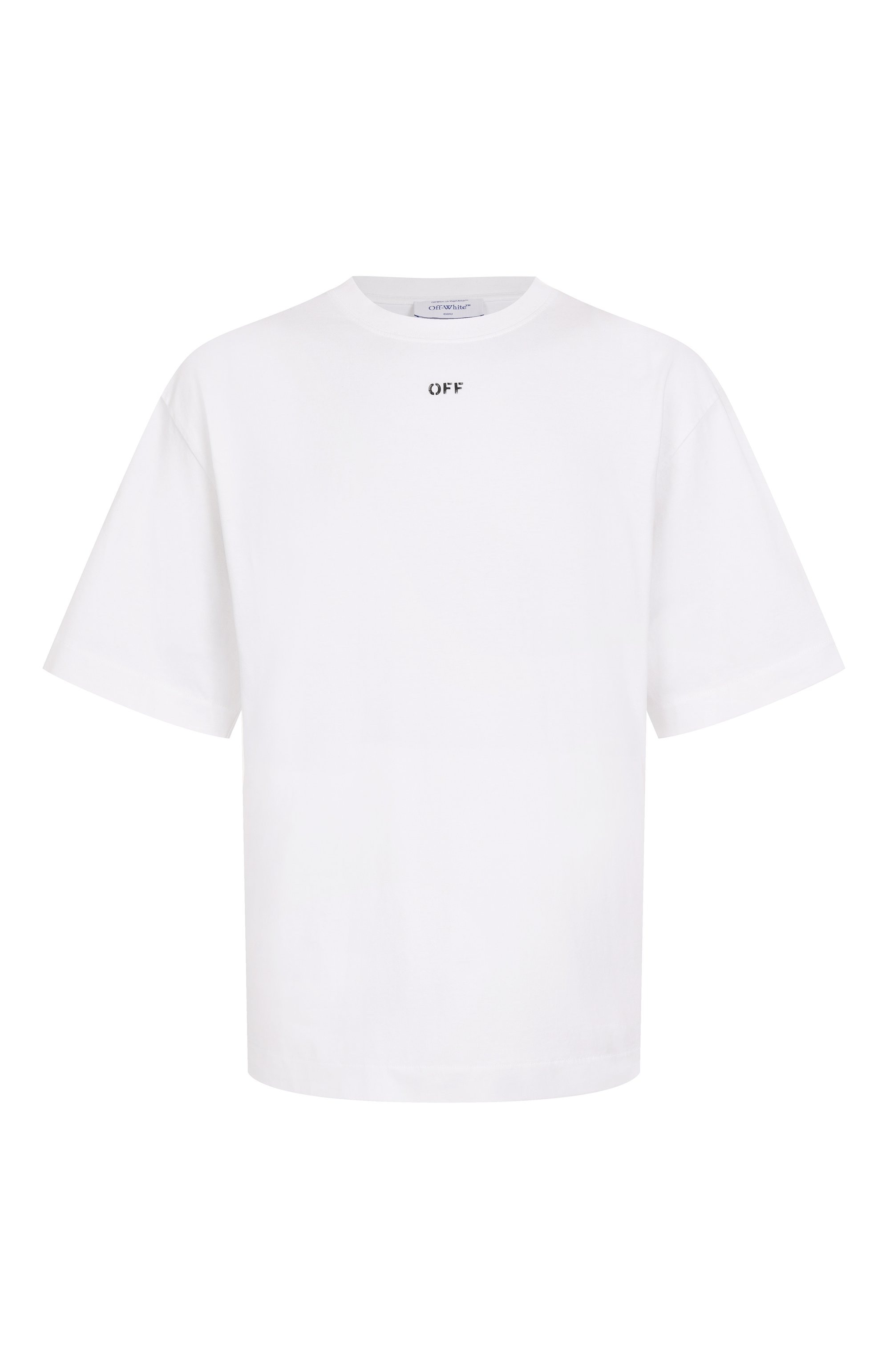 Хлопковая футболка OFF-WHITE, арт. 0MAA120S25JER00F, фото 1